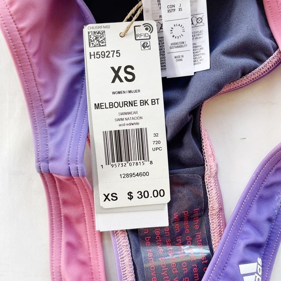 [Adidas] NWT Melbourne ombré swim bottom XS - Picture 3 of 5